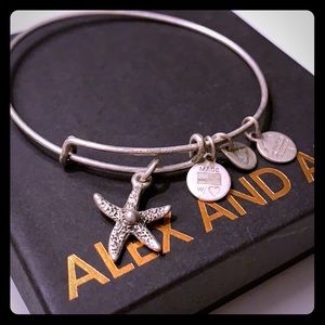 Alex and Ani Starfish bangle bracelet